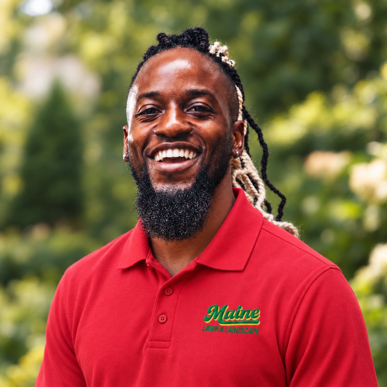 Muyinza, founder of Maine Lawn & Landscape
